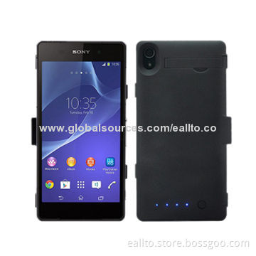 Battery Cases for Sony Xperia Z2, 3,500mAh Capacity